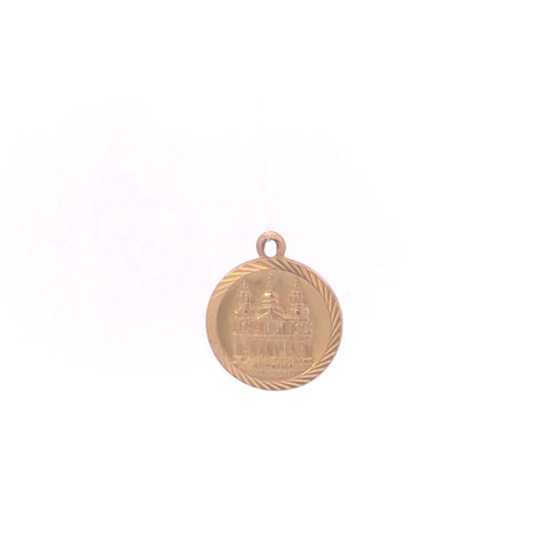 9K St. Pauls Cathedral London England 1977 Charm/Pendant Yellow Gold