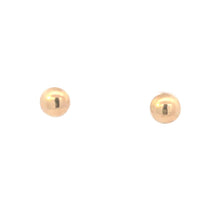 Load image into Gallery viewer, 9K 10.0mm Vintage Domed Round Circle Stud Earrings Yellow Gold