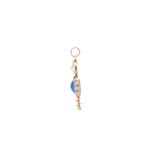 Load image into Gallery viewer, 14K September Birthstone Baby Vintage CZ Charm/Pendant Yellow Gold