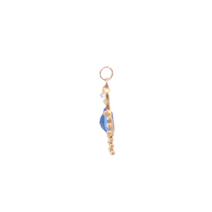 14K September Birthstone Baby Vintage CZ Charm/Pendant Yellow Gold