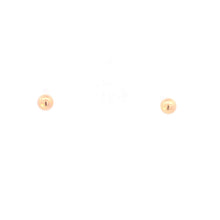 Load image into Gallery viewer, 14K 4.8mm Vintage Round Ball Classic Stud Earrings Yellow Gold