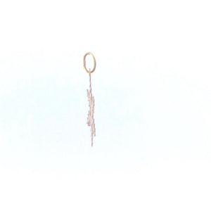 14K Snowflake Vintage Winter Holiday Season Charm/Pendant Yellow Gold