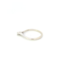 Load image into Gallery viewer, 10K Diamond Solitaire Classic Promise Simple Ring White Gold