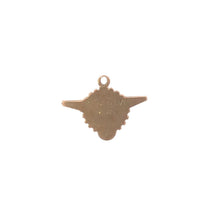 Load image into Gallery viewer, 10K USN Aircraft Mechanic Gear Insignia Charm/Pendant Yellow Gold