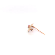 Load image into Gallery viewer, 10K Victorian Oval Garnet Vintage Statement Pin/Brooch Yellow Gold