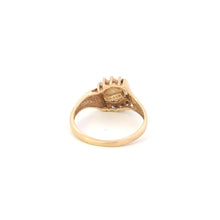 Load image into Gallery viewer, 10K Cultured Pearl Diamond Accent Vintage Ring Yellow Gold