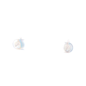 10K Pear Blue Topaz Solitaire Vintage Stud Earrings White Gold