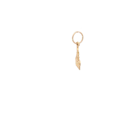 14K #1 Number One Mom Mother's Day Charm/Pendant Yellow Gold