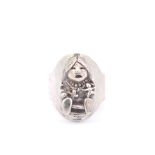 Load image into Gallery viewer, Sterling Silver Native American Kachina Doll Southwestern Ring