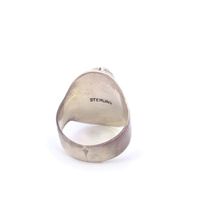 Sterling Silver Kachina Native American Doll Southwestern Ring