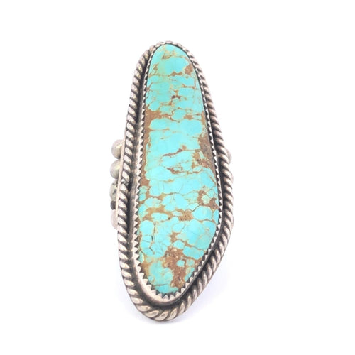 Sterling Silver Native American Turquoise Zuni S Jacking Ring