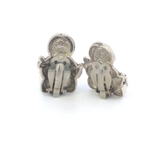 Load image into Gallery viewer, Sterling Silver Kachina Doll Native American Southwestern Clip Earrings