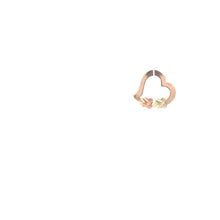 Load image into Gallery viewer, 14K Heart Curvy Vintage Love Symbol Charm/Pendant Yellow Gold