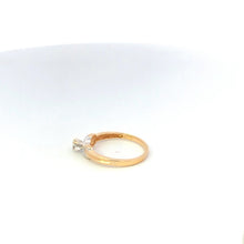 Load image into Gallery viewer, 14K Princess Diamond Promise Engagement Ring Yellow Gold