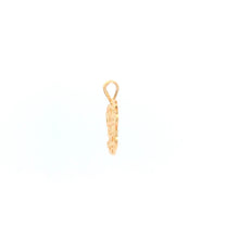 Load image into Gallery viewer, 14K Classy Lady Diamond Cut Cursive Letter Word Pendant Yellow Gold