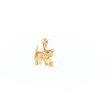 Load image into Gallery viewer, 14K Kitty Cat Kitten Animal Pet Cute Charm/Pendant Yellow Gold