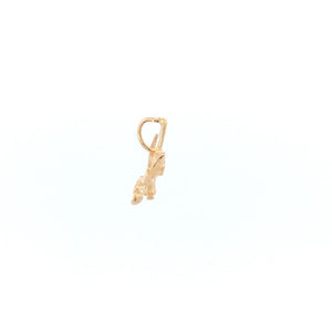 14K Kitty Cat Kitten Animal Pet Cute Charm/Pendant Yellow Gold