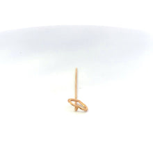 Load image into Gallery viewer, 14K Curvy Heart Love Symbol Vintage Stick Pin Yellow Gold