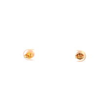 Load image into Gallery viewer, 14K 6.8mm Vintage Ball Sphere Round Stud Earrings Yellow Gold