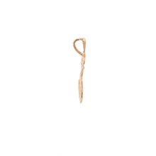 Load image into Gallery viewer, 14K Diamond Cut Cat Kitty Kitten Animal Pet Charm/Pendant Yellow Gold