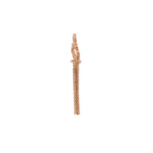 Load image into Gallery viewer, 9K 21 Skeleton Key Ornate Twenty First Birthday Charm/Pendant Yellow Gold