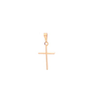 Load image into Gallery viewer, 14K Cross Squared Christian Faith Symbol Charm/Pendant Yellow Gold
