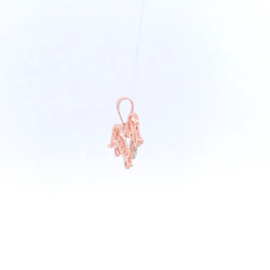 Sterling Silver Diamond Dachshund Dog Breed Pet Charm/Pendant