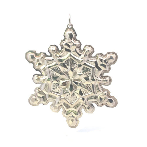 Sterling Silver 1971 Gorham Christmas Snow Flake Tree Ornament