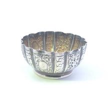 Load image into Gallery viewer, Sterling Silver 1891-92 Birmingham Scalloped Handwrought Bowl