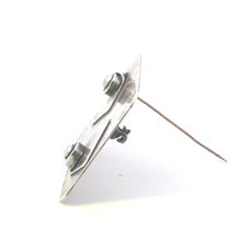 Load image into Gallery viewer, Sterling Silver 1950&#39;s Rebajes Geometric Abstract Square Pin/Brooch