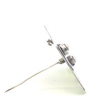 Load image into Gallery viewer, Sterling Silver 1950&#39;s Rebajes Geometric Abstract Square Pin/Brooch