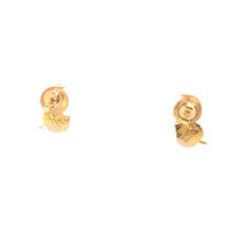 Load image into Gallery viewer, 14K Black Hills Leaf Vintage Cluster Stud Earrings Yellow Gold