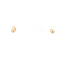 Load image into Gallery viewer, 10K 4.1mm Vintage Round Ball Circle Classic Stud Earrings Yellow Gold