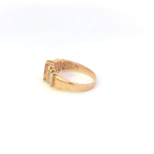 Load image into Gallery viewer, 10K Marquise Citrine Diamond Accent Vintage Ring Yellow Gold