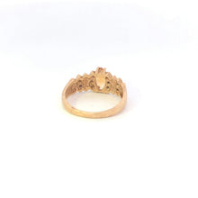 Load image into Gallery viewer, 10K Marquise Citrine Diamond Accent Vintage Ring Yellow Gold