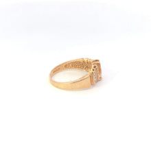 Load image into Gallery viewer, 10K Marquise Citrine Diamond Accent Vintage Ring Yellow Gold