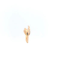 Load image into Gallery viewer, 10K Vintage Diamond Heart Love Symbol Loop Pendant Yellow Gold