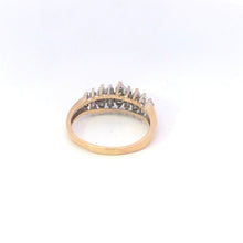 Load image into Gallery viewer, 10K 0.59 Ctw Diamond Vintage Baguette Cluster Ring Yellow Gold