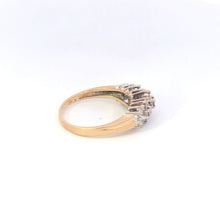 Load image into Gallery viewer, 10K 0.59 Ctw Diamond Vintage Baguette Cluster Ring Yellow Gold