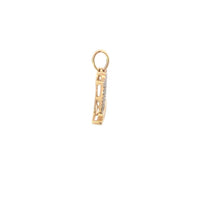 Load image into Gallery viewer, 10K 0.25 Ctw Diamond 100 Percent Symbol Pendant Yellow Gold