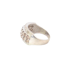 10K 1.50 Ctw Fancy Diamond Encrusted Band Ring White Gold