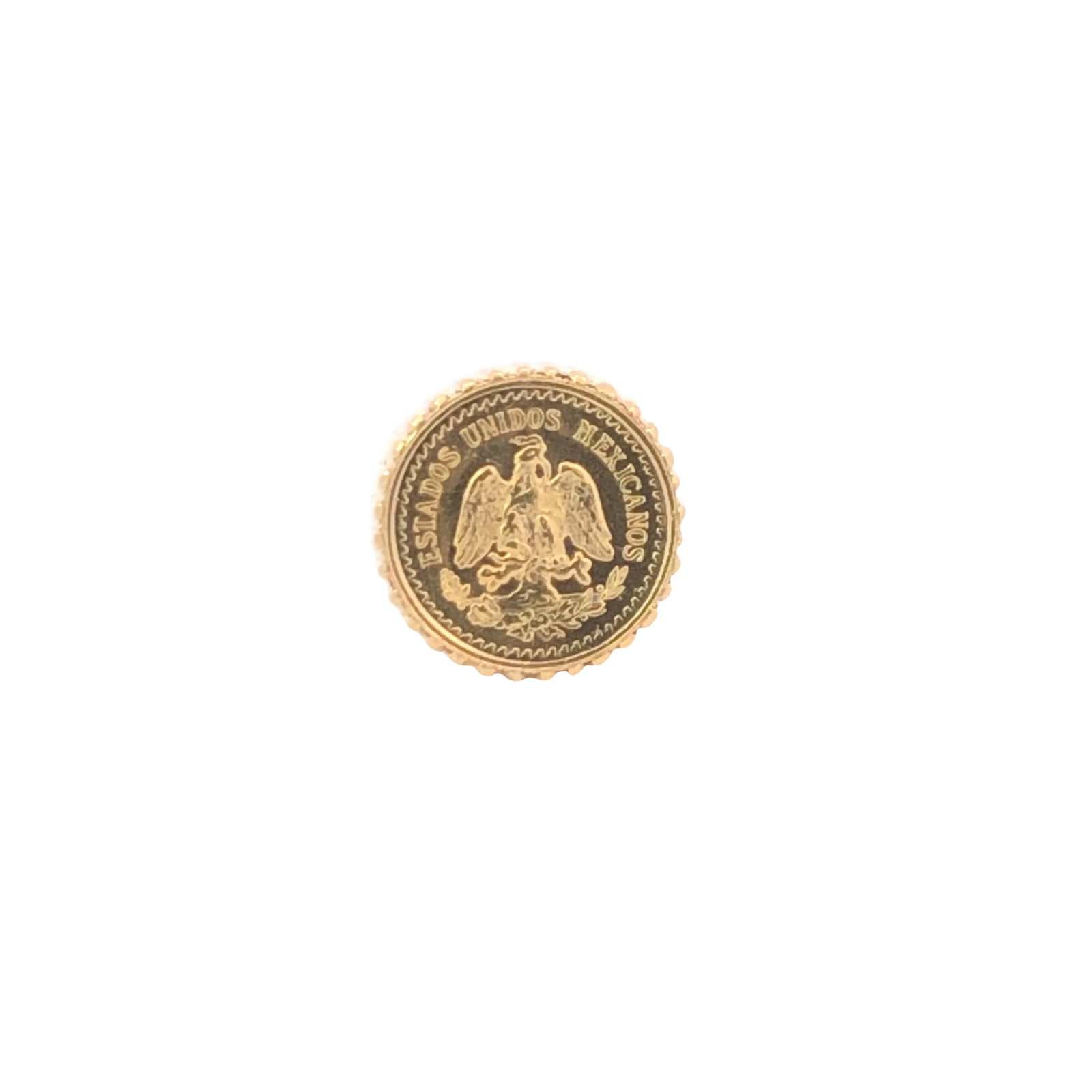 14K 1945 $2.50 Dos Y Medio Pesos Mexican Coin Ring Yellow Gold – M. Barr  Antiques