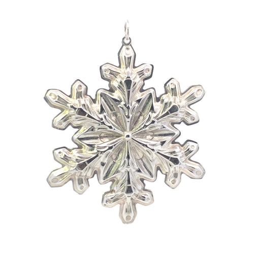 Sterling Silver 1973 Gorham Snowflake Star Christmas Ornament