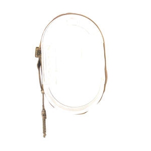 Gold Filled 1930's Ornate Woven Chain Engraved Alice Bracelet 6.75"