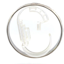 Load image into Gallery viewer, Sterling Silver Beach Ocean Motif Stamped Bangle Bracelet 8.25&quot;