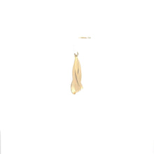 Load image into Gallery viewer, 14K Retro Loop Swirl Vintage Oval Single Earring Yellow Gold