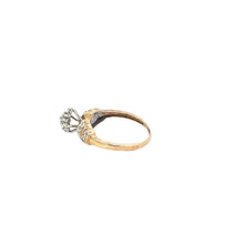 Load image into Gallery viewer, 10K Vintage Diamond Cluster Statement Ring Yellow Gold