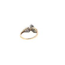 Load image into Gallery viewer, 10K Vintage Diamond Cluster Statement Ring Yellow Gold