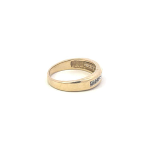 10K 0.27 Ctw Diamond Wedding Band Ring Yellow Gold