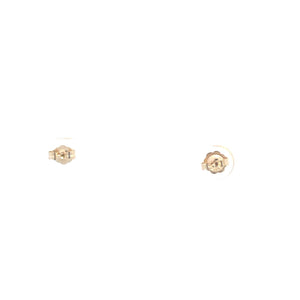 10K 4.0mm Round Ball Vintage Classic Stud Earrings Yellow Gold